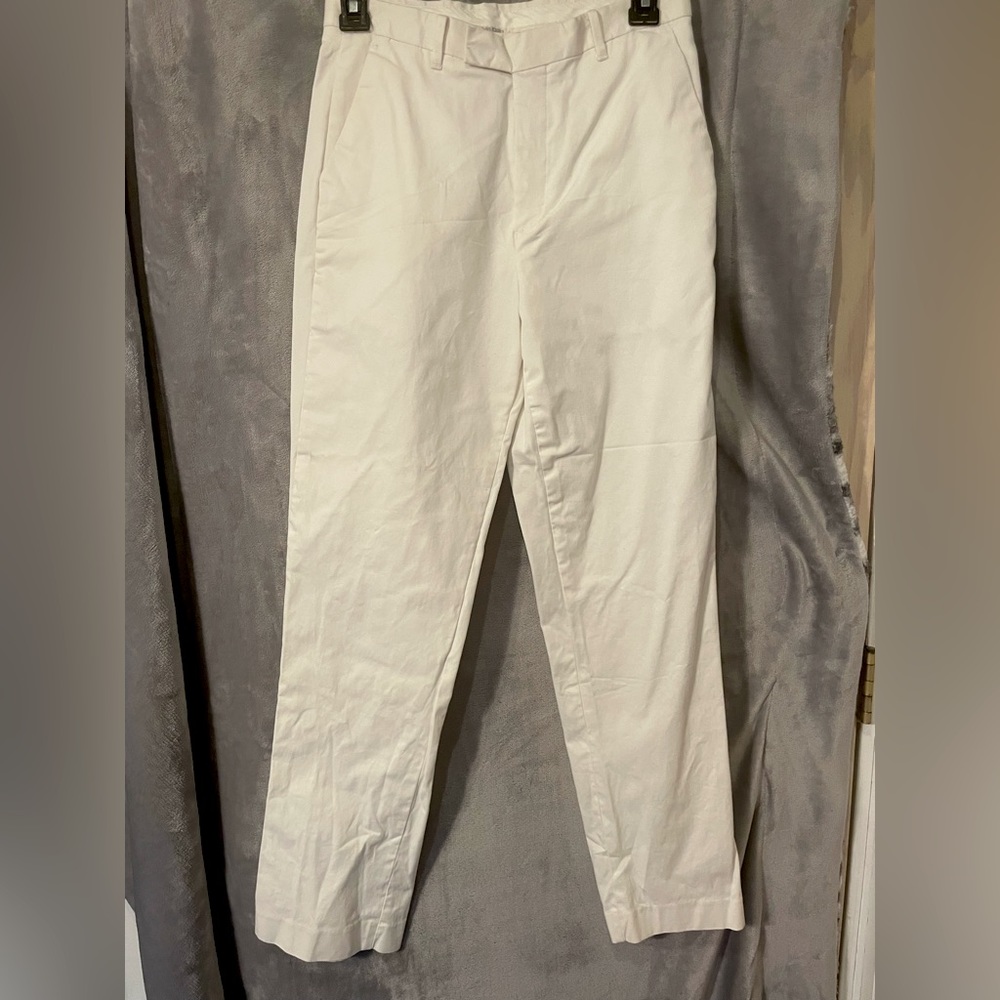 Calvin Klein White chino pants. Size 16 Regular, or around size 30W 30L.